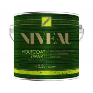 Houtcoat Zwart van Niveau