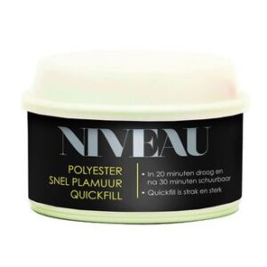 Quickfill staalplamuur incl. verharder van Niveau